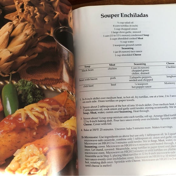 Vintage Campbell’s Soup Recipe Hardcover Book - Picture 10 of 13